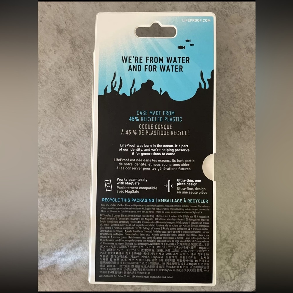 New Lifeproof SEE Case iPhone 13 Pro Anchors Away MagSafe